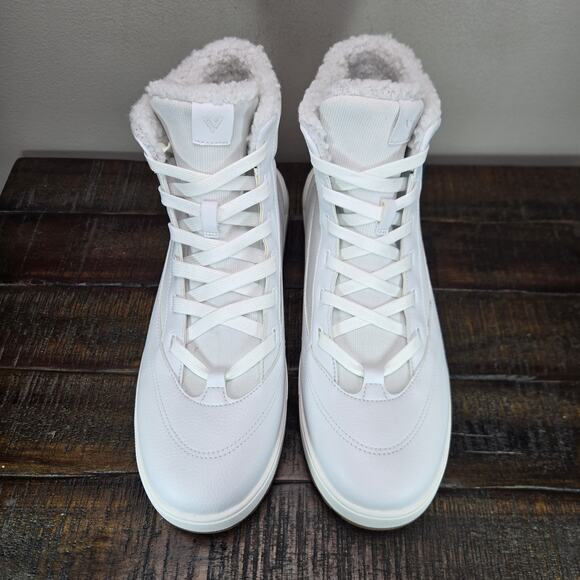 NEW Vessi Alta High Top Sneaker Mens Size 11 Winter Waterproof Boots Shoes White